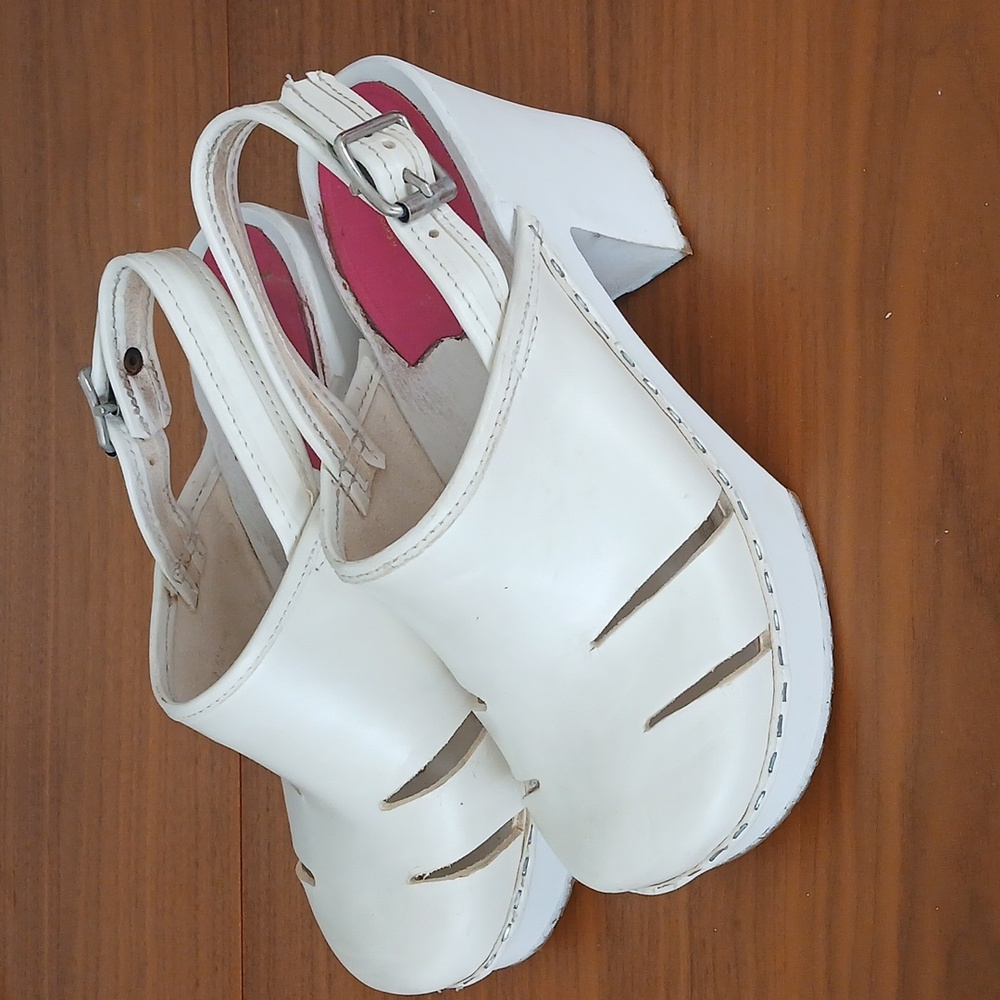 Swedish Hasbeens Baskemolla Slingback Clogs 36 - Picture 9 of 12